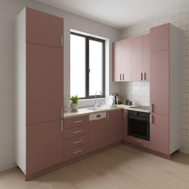 Ugaona kuhinja Antik Roze — 4